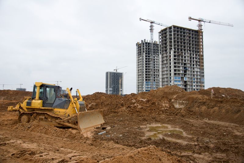 Commercial yard regrading